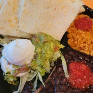 Shrimp Quesadilla Platter