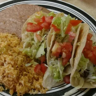 Soft beef tacos @ Taco Fiesta