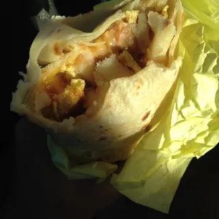 Egg, Bean and Cheese Breakfast Burrito