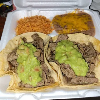 2. 2 Carne Asada Tacos Special