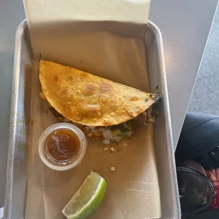 Quesa Birria Tacos are Amazing!