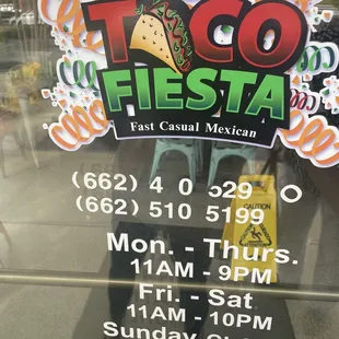 Hours and phone number as of 10/2023