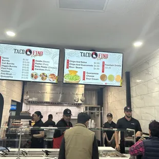 Menu - Busy 1st Night