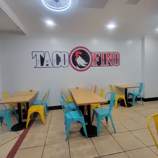 Colorful dining room