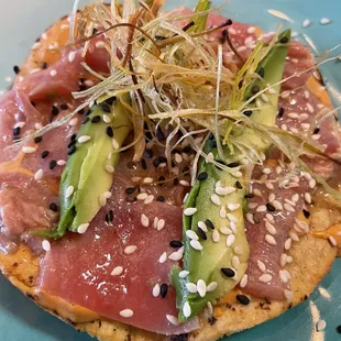 Tuna Tostada