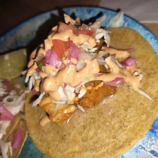 Baja fish taco. Delicious!