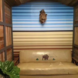 The waiting area