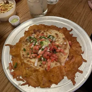 So good! Crispy cheese overflowing.