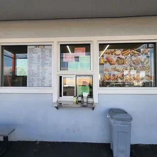 Outside order window