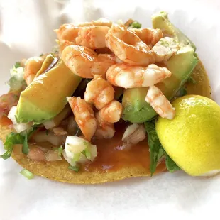 Shrimp Tostada