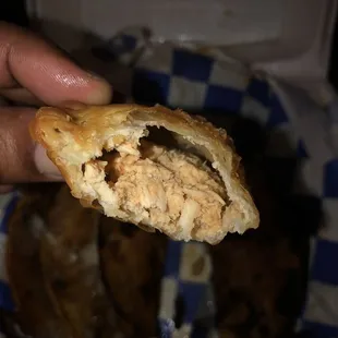 Inside the Chicken Empanadas