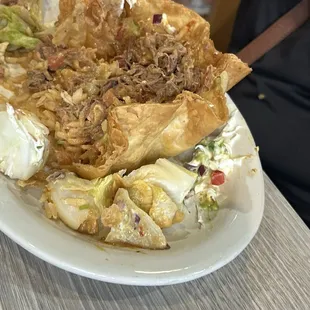 Carne Asada, Pollo and Carnitas Taco Salad