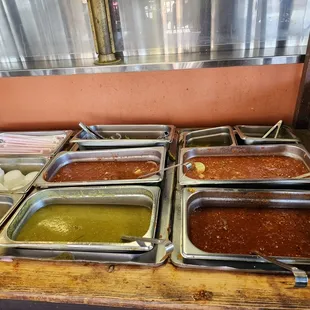Salsa bar