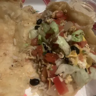 a close up of a plate of food