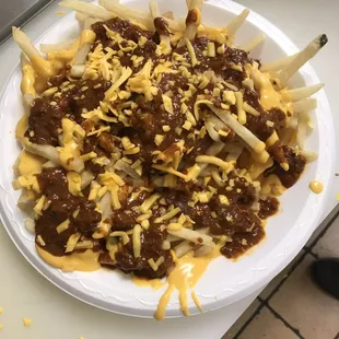 Chili cheese fries