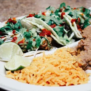 Taco head combo plate