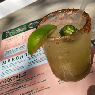 Pineapple Jalapeño Margarita! Delicious