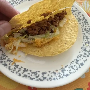 Suppose to be a taco!