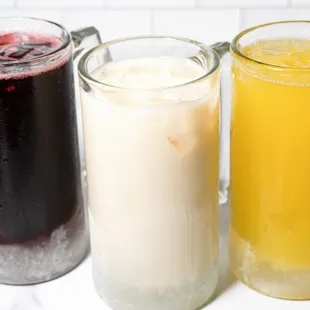 Aguas Frescas, 
 Jamaica, Horchata, Pina