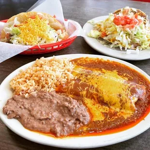 mexican food on a table