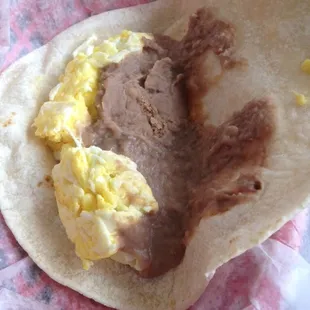Bean and Egg Taco