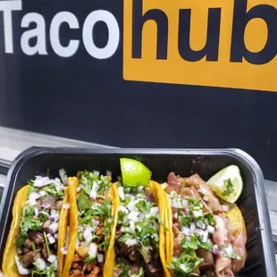 Asada, Birria, Lengua, Tripa Tacos