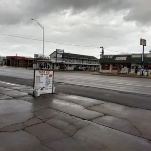 The roadside sign. Don't miss it on 290!