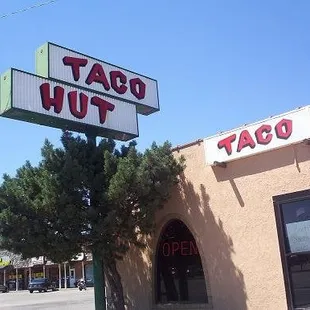 the front of the restaurant