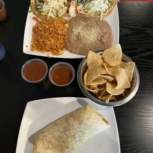 Chicken burrito