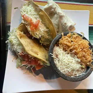2 Tacos Combo Plate