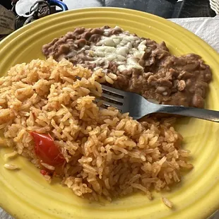 Rice and beans very good
