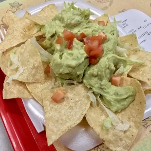 Chips and guacamole