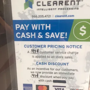 I wonder how many customers will not return. Is this even legal? Card surcharges are not.