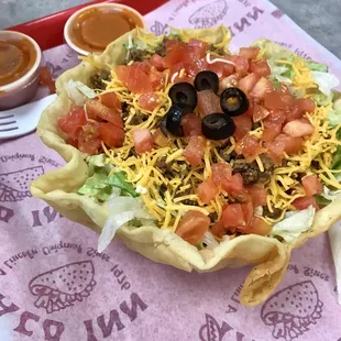 Taco salad without beans or sour cream