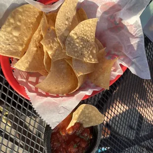 Free chips and salsa