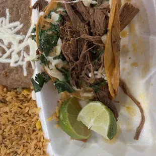 Birria tacos