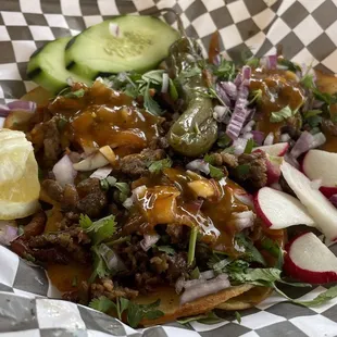 Asada and pastor tacos
