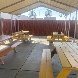 Outside seating area