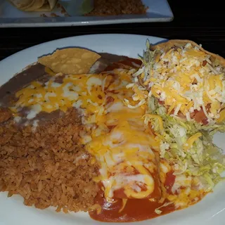 Kid's Cheese Enchilada Plate