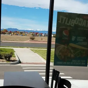 The fast food restaurant with the million dollar mountain view