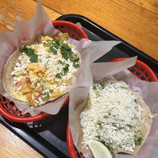 Migas and Fish Seared Taco