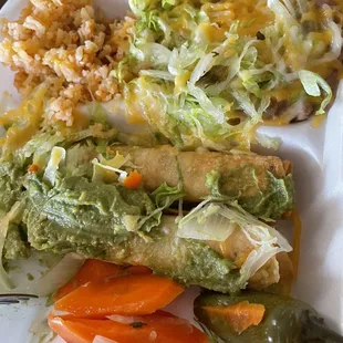 Three rolled taco special $8.50