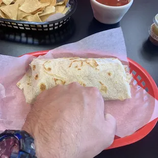 Small burrito