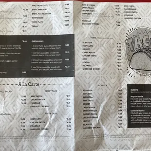 Summer 2021 Updated Menu