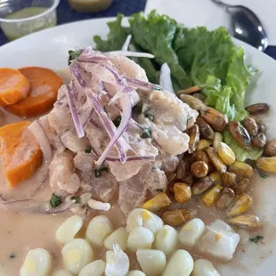 Peruvian Ceviche, super yum! Will definitely come back.