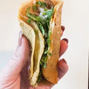 Asada street taco