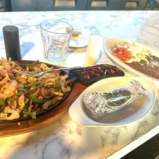 Chicken fajitas