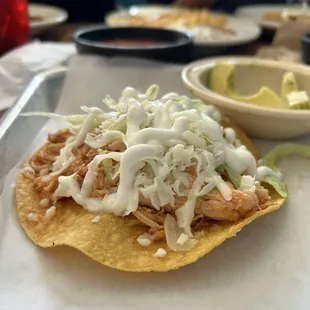 Chicken Tostada