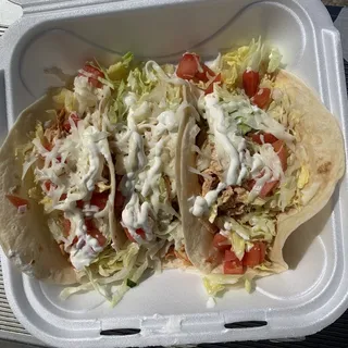 Americano Shredded Chicken Taco