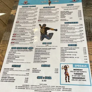 Menu as of 02/25/2022.